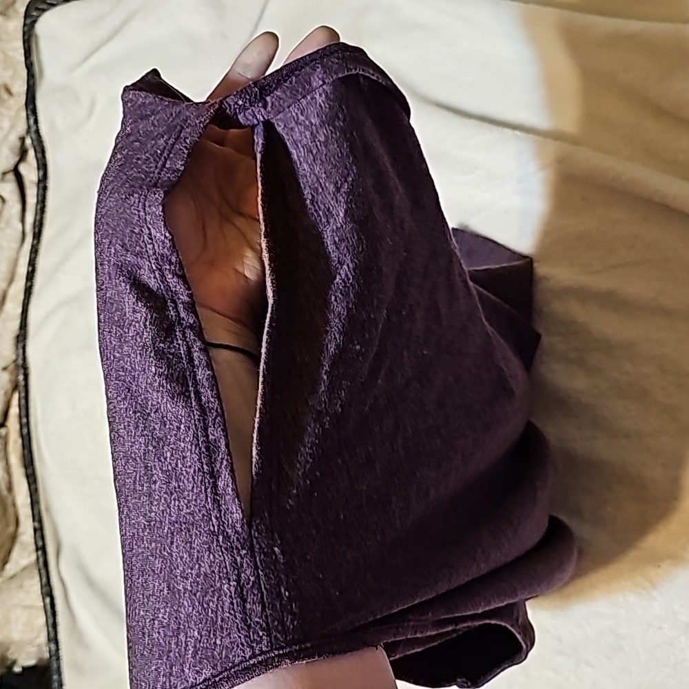 Colette sz Large purple shirt split sleeves